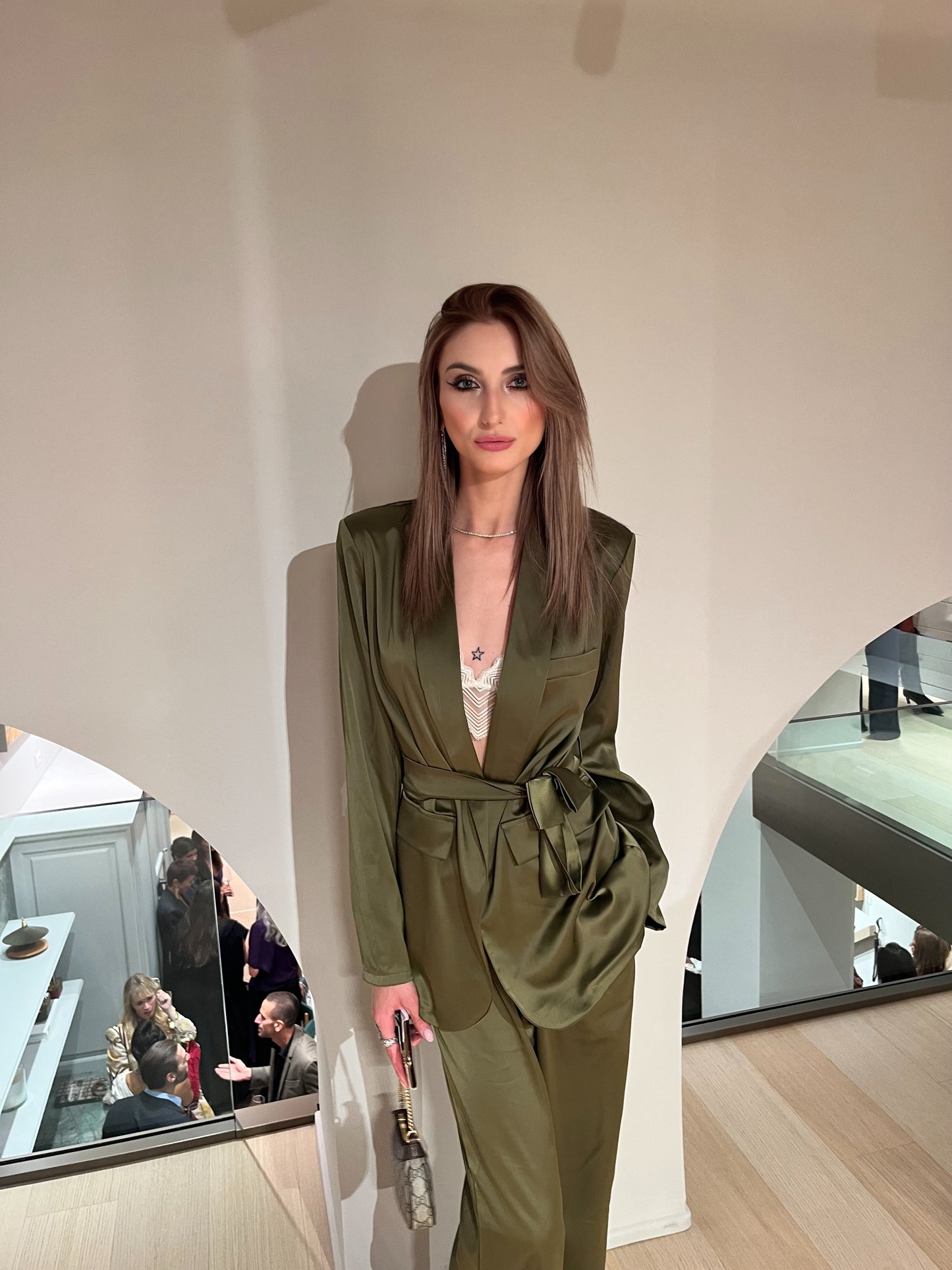 GISELLE midnight blue suit