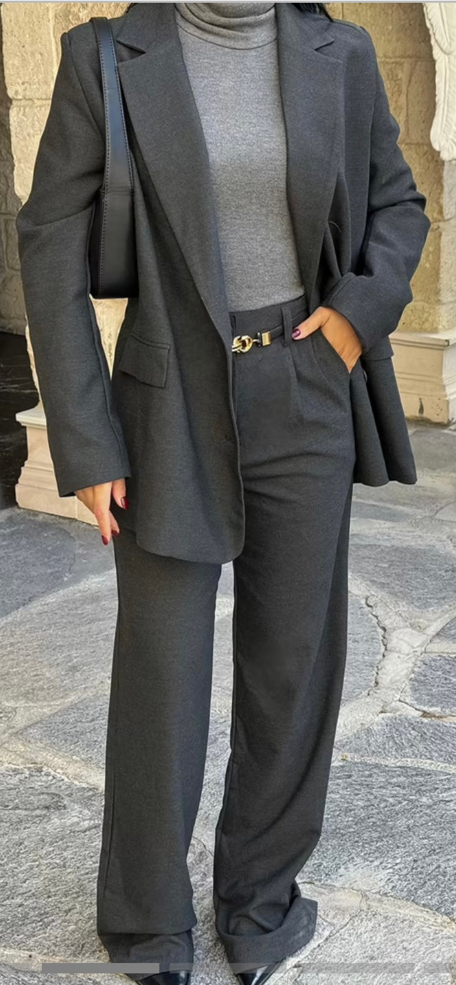 Elegant grey suit
