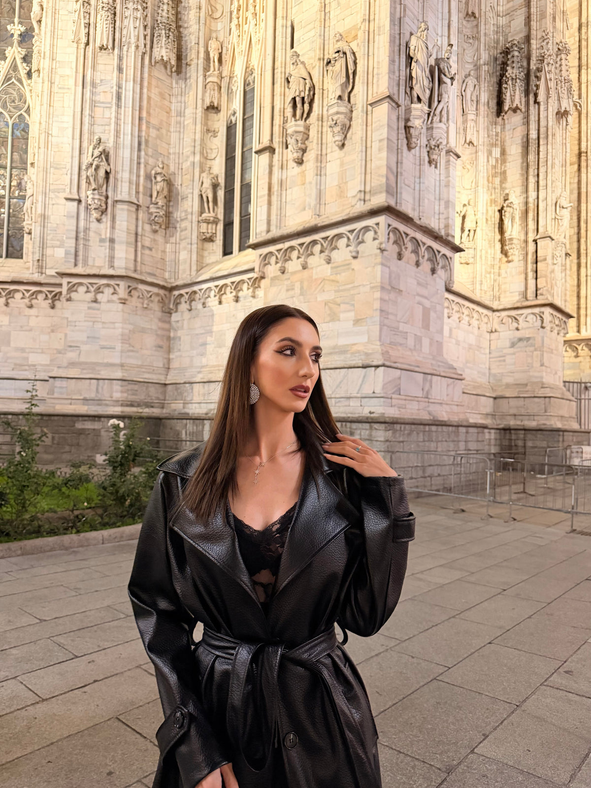 Cappotto in Eco-pelle