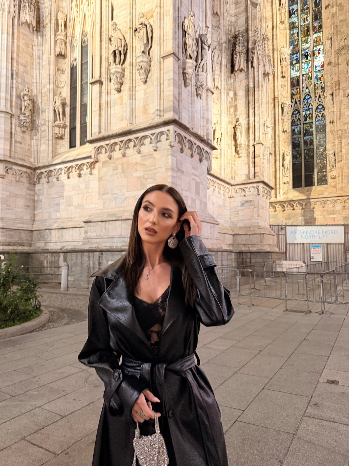 Cappotto in Eco-pelle