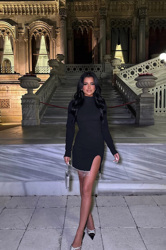 Short black dress