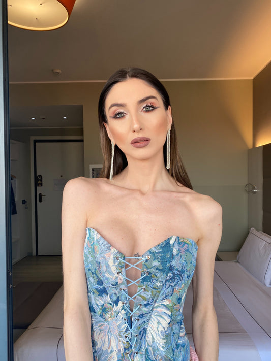 Corpetto Catherine - azzurro