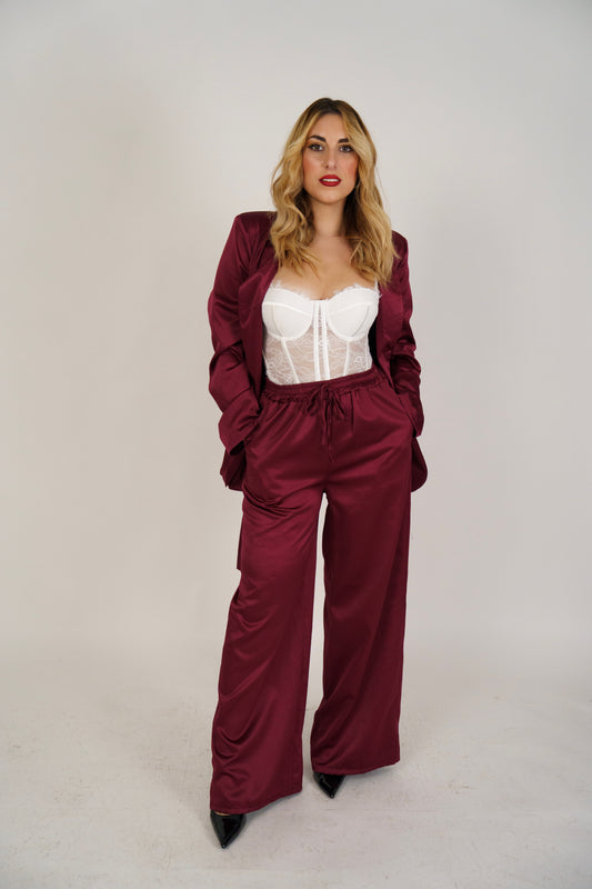 Tailleur GISELLE burgundy