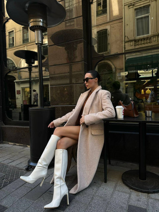 Classic light beige coat