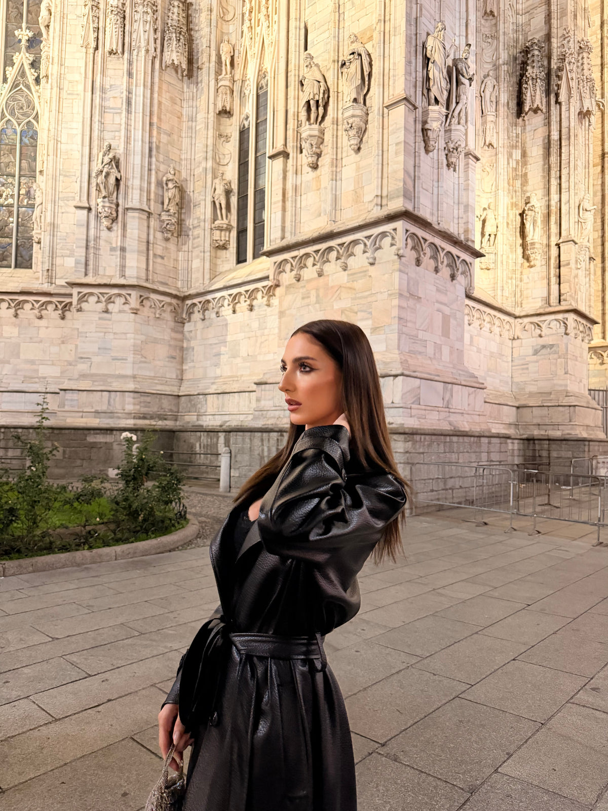 Cappotto in Eco-pelle