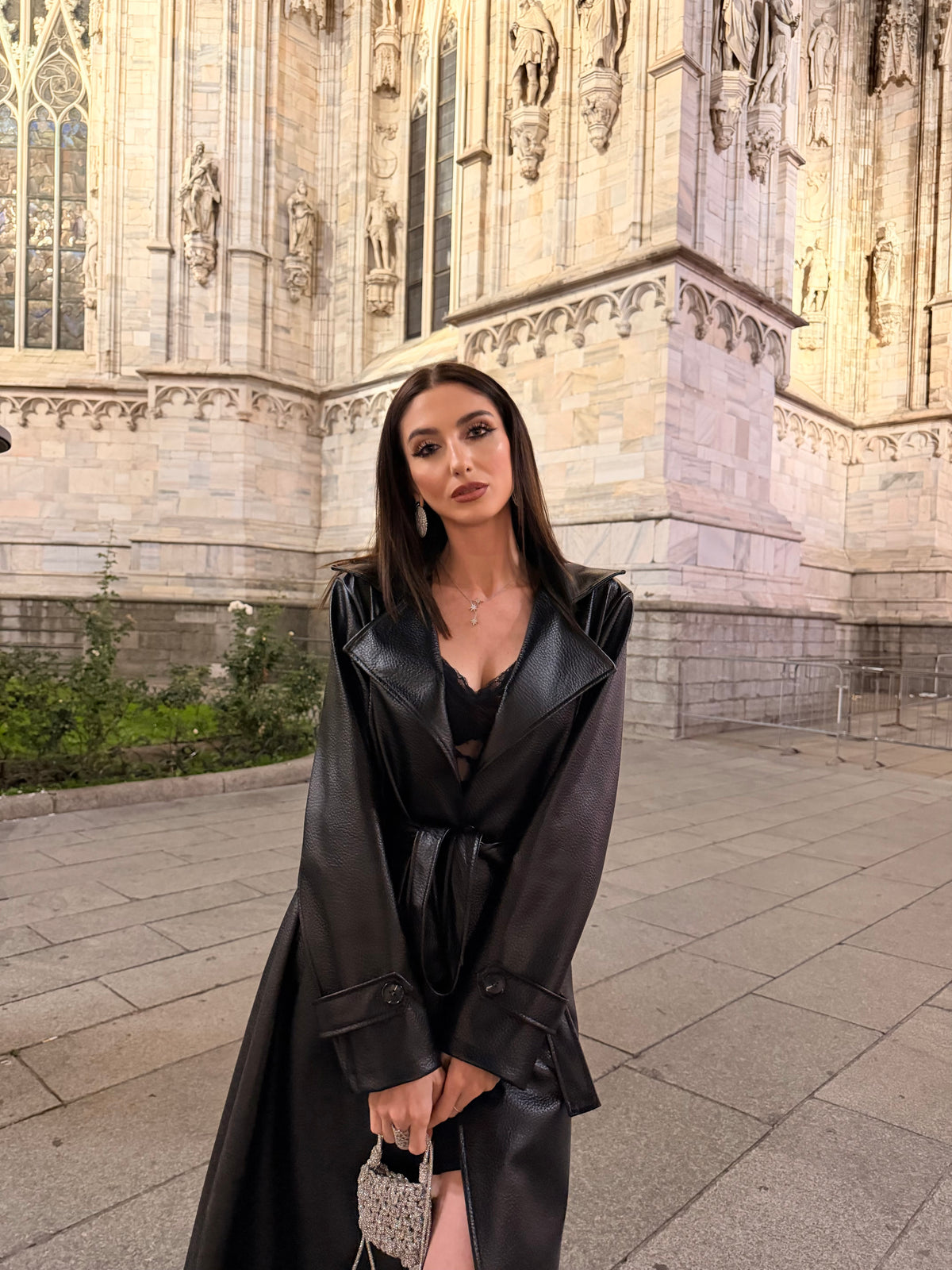 Cappotto in Eco-pelle