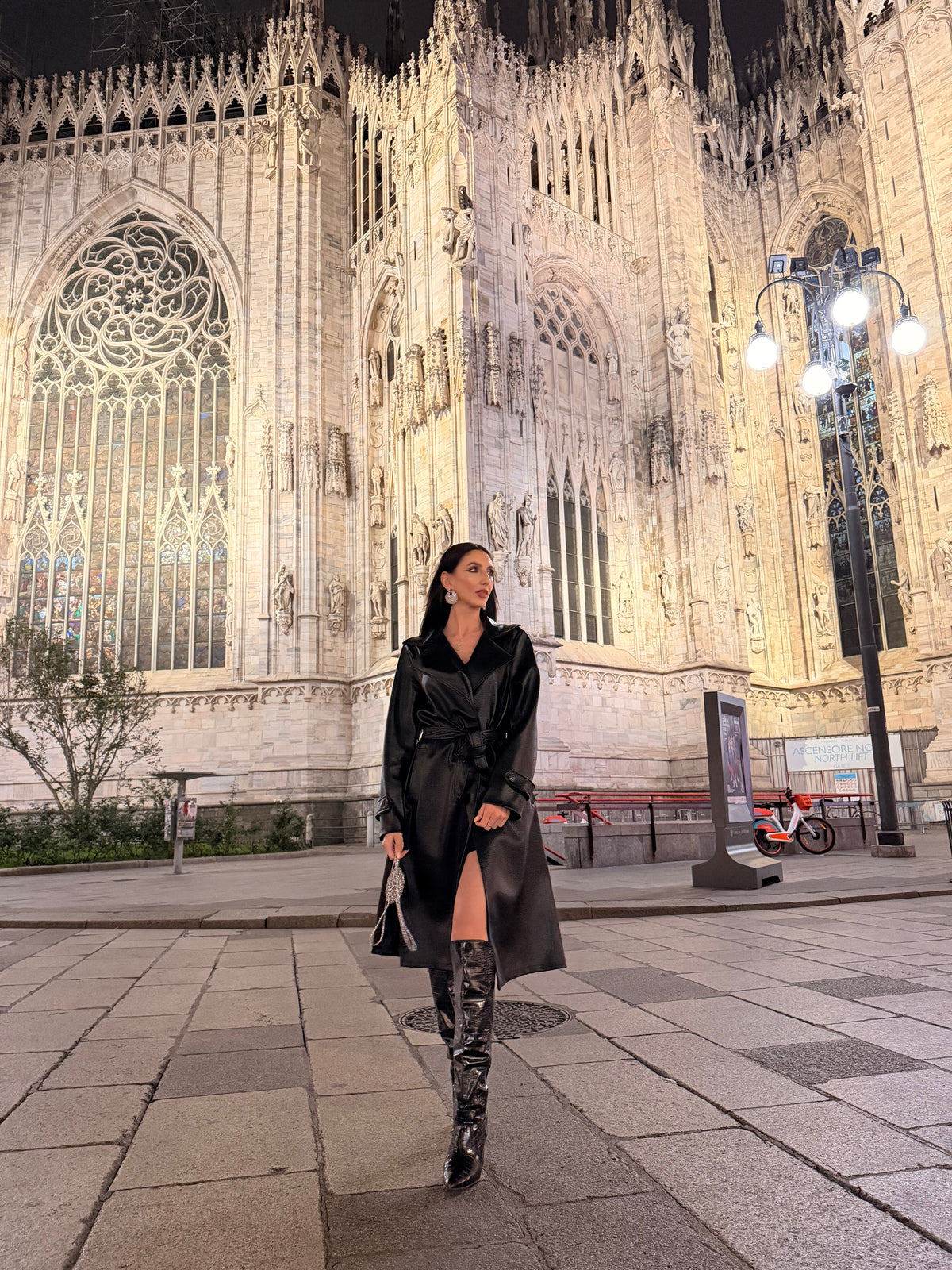 Cappotto in Eco-pelle